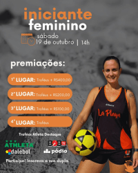 2ª COPA ALGAR DE FUTEVÔLEI LA PLAYA CLUB - Iniciante Feminino