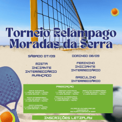 Torneio relâmpago moradas da serra  - Feminina iniciante 