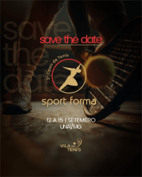 3º Sport Forma Open de Tênis - 3ª CLASSE