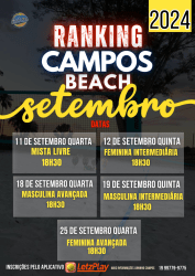 SETEMBRO  - Ranking 2024 CAMPOS BEACH - MASCULINO INTERMEDIÁRIO