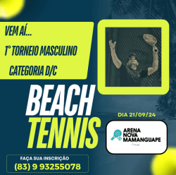 1° torneio categ. D/C de Beach tennis  - Masculino D/C