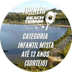 1º TORNEIO DE BEACH TENNIS PARQUE AQUÁTICO  - CATEGORIA INFANTIL PAIS/MÃES E FILHOS  ATÉ 12 ANOS (INICIANTES)