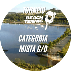 1º TORNEIO DE BEACH TENNIS PARQUE AQUÁTICO  - CATEGORIA MISTA D/C 