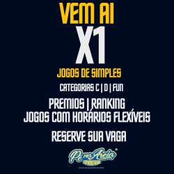 X1 jogos de simples 