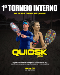 1º Torneio Interno de Beach Tennis Quiosk Footbeer - Mista Intermediário