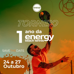 Torneio - 1 Ano Energy Beach Tennis! - 70+ Masculina Avançada