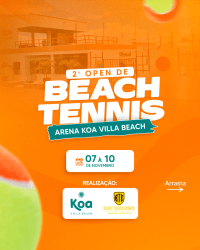 2º OPEN ARENA KOA VILLA BEACH - SANTA INES/MA - MISTA OPEN