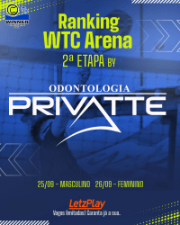 2ª Etapa Ranking WTC Arena 2024 - Masculino A/B 