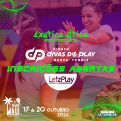 3º OPEN DIVAS DO PLAY - BEACH TENNIS - Feminino C