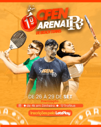 1º Open Arena RB de Beach Tennis - SIMPLES INICIANTE FEMININO