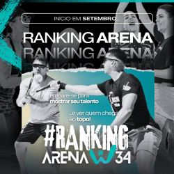 Ranking Arena W34 Beach - Feminina Simples Avançado