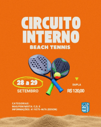 CIRCUITO INTERNO DE BEACH TENNIS - 5° ETAPA - FEMININO D