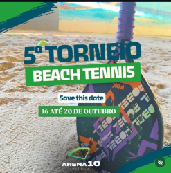 5º Torneio de Beach Tennis da Arena 10 Multiplace - Duplas femininas - nível D