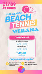 1º Flash BT Verana Beach Sports - Masculina C/D