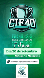 CIF 40 - Circuito Interno Família 40 - 3° Etapa  - Categoria Feminino Avançado 