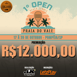 1º OPEN PRAIA DO VALE BEACH TENNIS JK200 - FEMININA INICIANTE