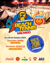 2º Campeonato de Beach Tennis-Colider - Open Masc 