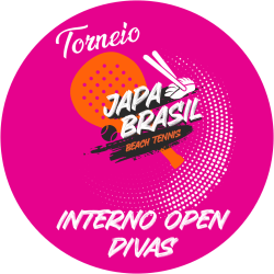 Torneio Japa Brasil Beach Tennis Interno Open Divas e Divos - Divas Feminino Open