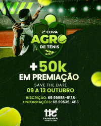 2º Copa Agro Open de Tênis - Categoria PRO