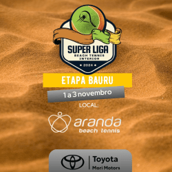 Super Liga Interior - Etapa Aranda Beach Tennis - PRO/A - Super Liga Beach Tennis - Feminina PRO/A