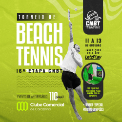 16ª Etapa 2024 - CNBT 200 - Circuito Noroeste RS/SC - CLUBE COMERCIAL - CARAZINHO - DUPLA MASCULINA INICIANTE