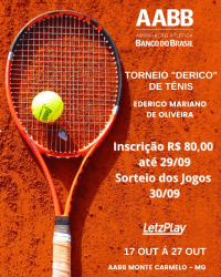 Torneio “Derico” de Tênis - 4ª Classe