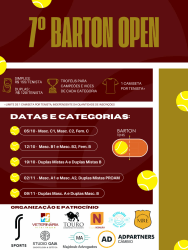 7º Barton Open - MASC. C1 - ATÉ 35 ANOS