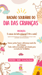 Rachão Solidário do Dia das Crianças - Feminino