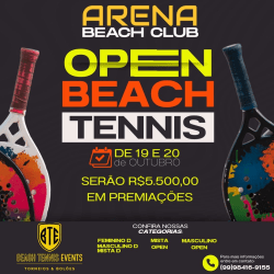 2º OPEN DE BEACH TENNIS ARENA BEACH CLUB - LAGO DA PEDRA/MA - MASCULINO D