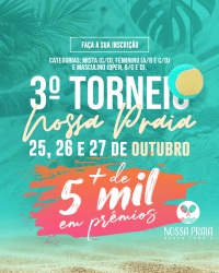 3º Torneio Nossa Praia Beach Tennis - Masculino D