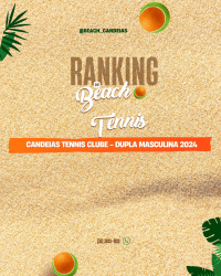 Ranking Candeias Tennis Clube Duplas Masculinas-2024