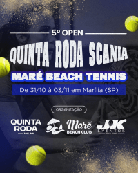 5º OPEN QUINTA RODA SCANIA MARÉ BEACH TENNIS - FEMININA PRO/A