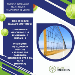 Torneio Interno Adulto Turma do Beach - MASCULINO E