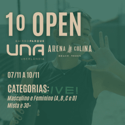 1º Open Parque Una Arena Colina (Uberlândia - MG) - Mista D