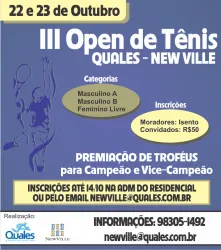 III Open de Tênis QUALES / New Ville