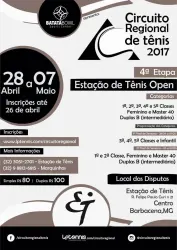 4ª Etapa 2017 - Aberto Estação de Tênis - 3º Classe