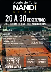 ABERTO DE TENIS NANDI SPORT - PRATA