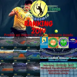RANKING "ANDRÉ TÊNIS -  2019 - CATEGORIA - B