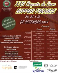 XXII Raquete de Ouro NIPPUR FINANCE - Terceira Classe Masculino