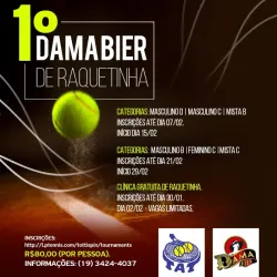 1º Dama Bier de Raquetinha - Mista C