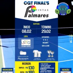CGT FINALS TINTAS PALMARES 2019 - INICIANTE