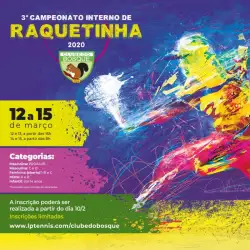 3 ° Torneio Interno de Raquetinha - Feminino B/C