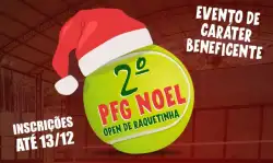 2° PFG NOEL OPEN DE RAQUETINHA