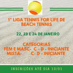 1° ETAPA LIGA TENNIS FOR LIFE DE BEACH TENNIS 2021 - MISTA C