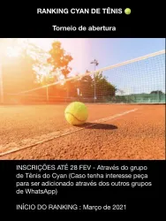 Ranking Cyan de Tênis 🎾
