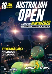 AUSTRALIAN OPEN " DUPLA MISTA" - Duplas - Categoria A