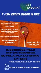 1° Etapa CRT Circuito Regional de Tenis em Itaboraí  - Categoria D