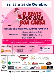 OUTUBRO ROSA - O tenis por uma boa causa - Simples Masculino B