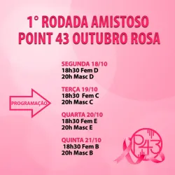 Amistosos Point 43 Outubro Rosa