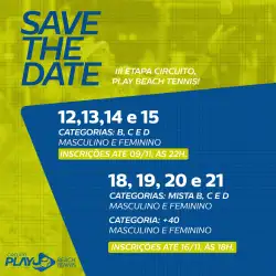 III ETAPA CIRCUITO PLAY BEACH TENNIS - MASCULINA D